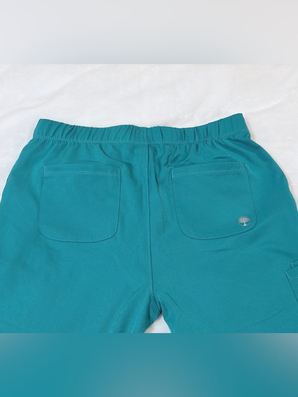 healing hands Teal Drawstring Medical Scrub Pants - Picture 13 of 14